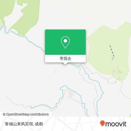 青城山来风宾馆地图