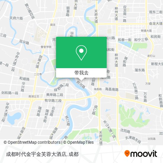 成都时代金宇金芙蓉大酒店地图