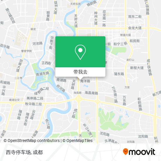 西寺停车场地图