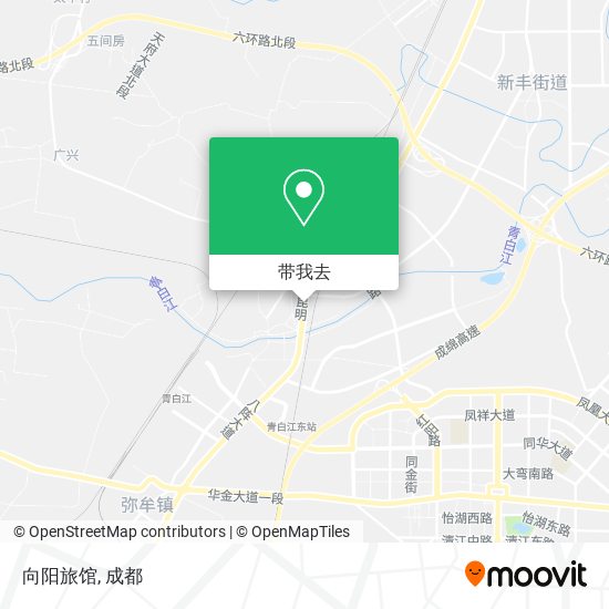 向阳旅馆地图