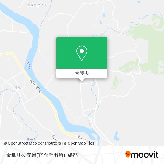 金堂县公安局(官仓派出所)地图