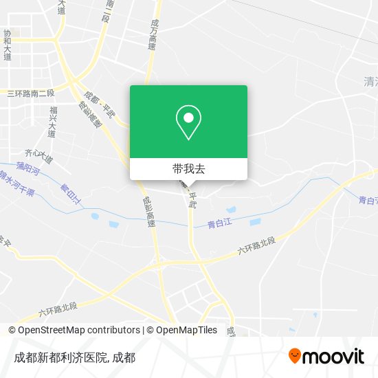 成都新都利济医院地图