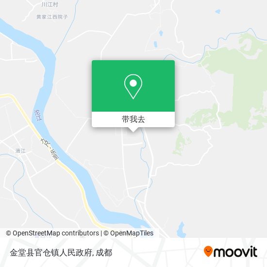 金堂县官仓镇人民政府地图