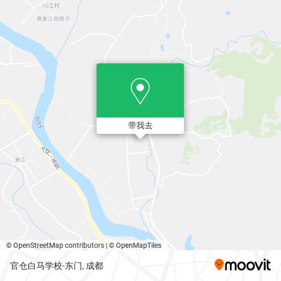 官仓白马学校-东门地图