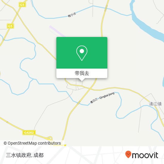三水镇政府地图