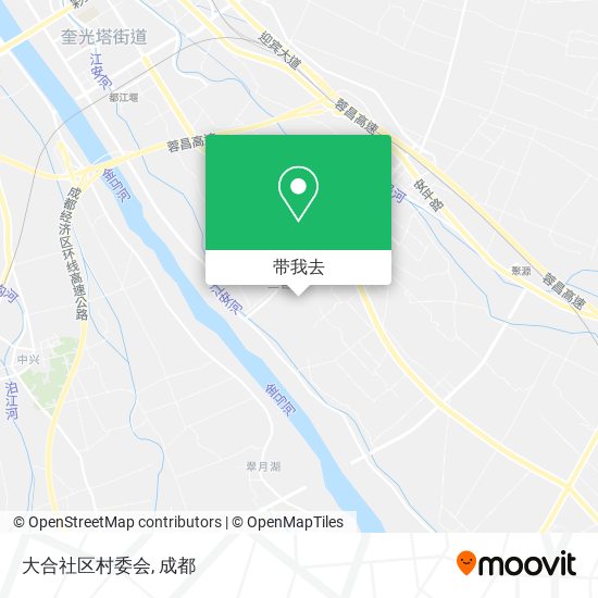 大合社区村委会地图