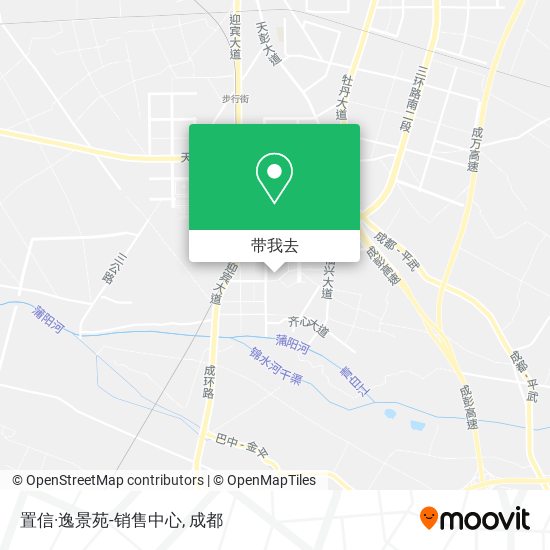 置信·逸景苑-销售中心地图