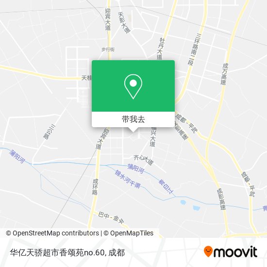 华亿天骄超市香颂苑no.60地图