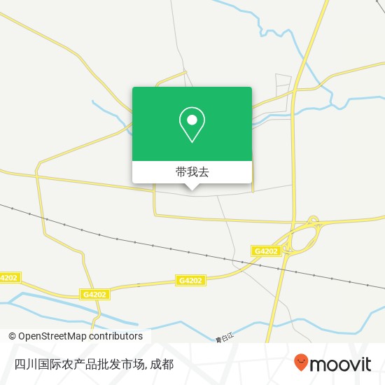 四川国际农产品批发市场地图