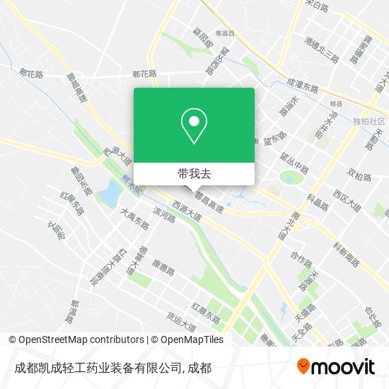 成都凯成轻工药业装备有限公司地图