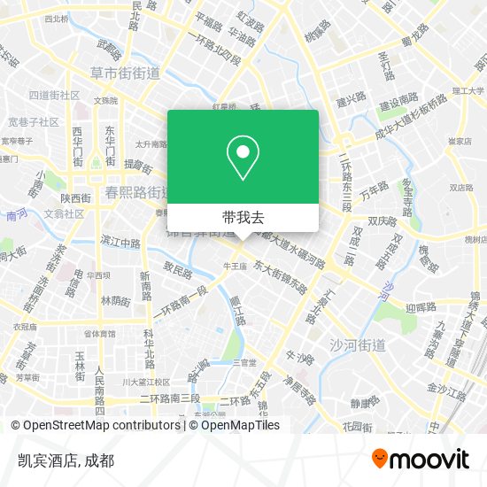 凯宾酒店地图