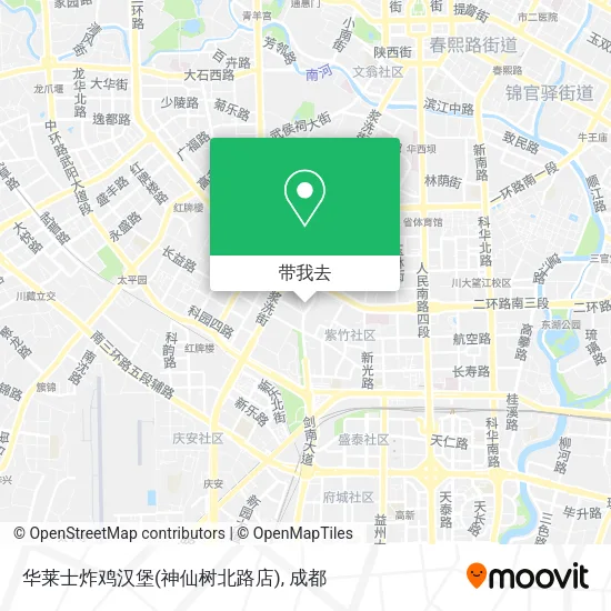 华莱士炸鸡汉堡(神仙树北路店)地图