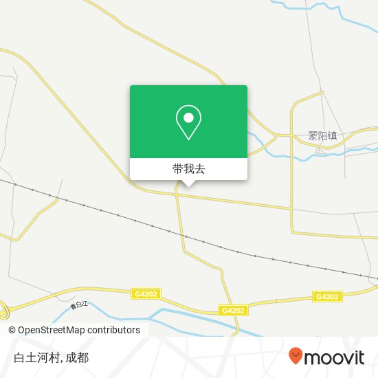 白土河村地图