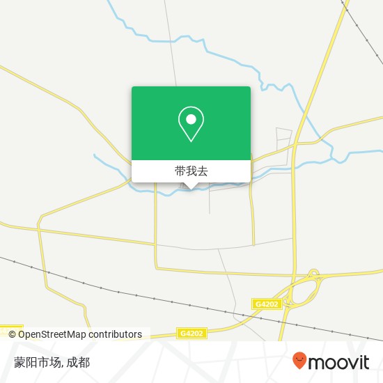 蒙阳市场地图