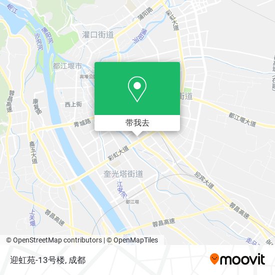 迎虹苑-13号楼地图