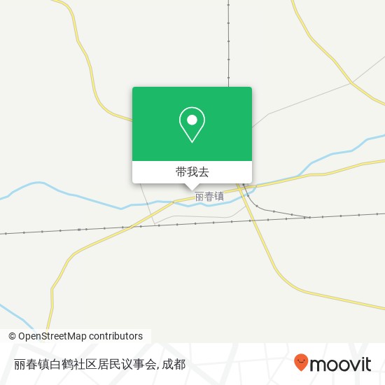 丽春镇白鹤社区居民议事会地图