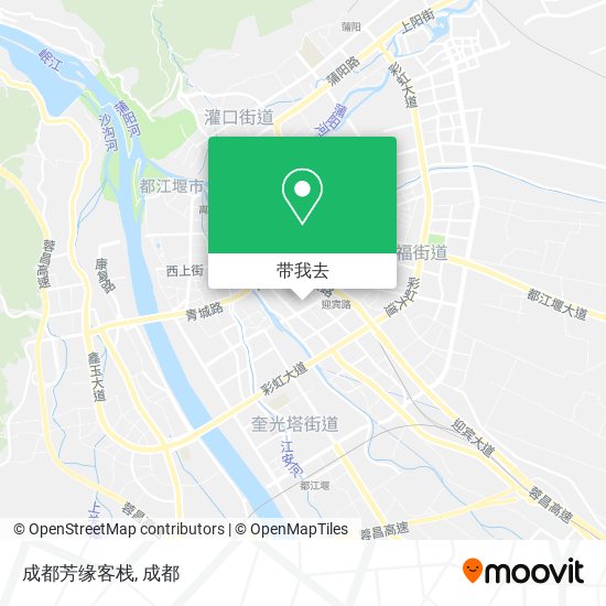 成都芳缘客栈地图