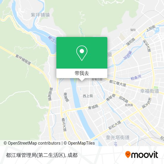 都江堰管理局(第二生活区)地图