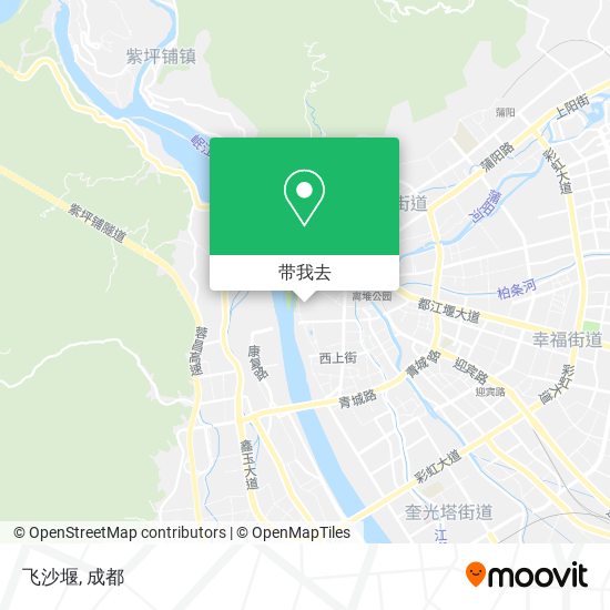 飞沙堰地图