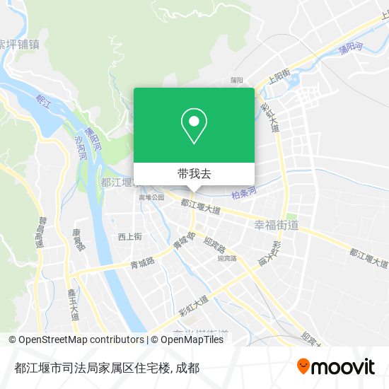 都江堰市司法局家属区住宅楼地图