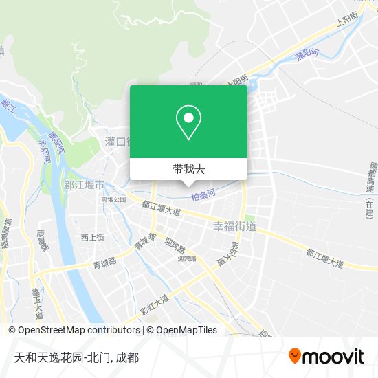天和天逸花园-北门地图