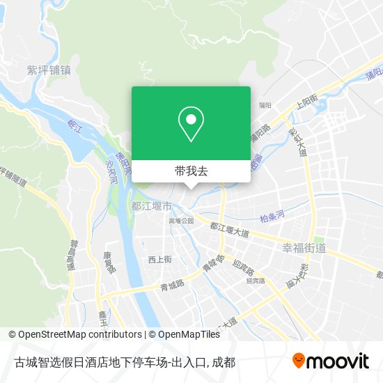 古城智选假日酒店地下停车场-出入口地图