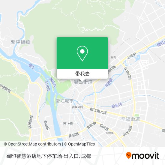 蜀印智慧酒店地下停车场-出入口地图