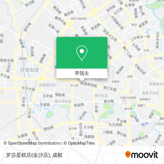 罗莎蛋糕店(金沙店)地图