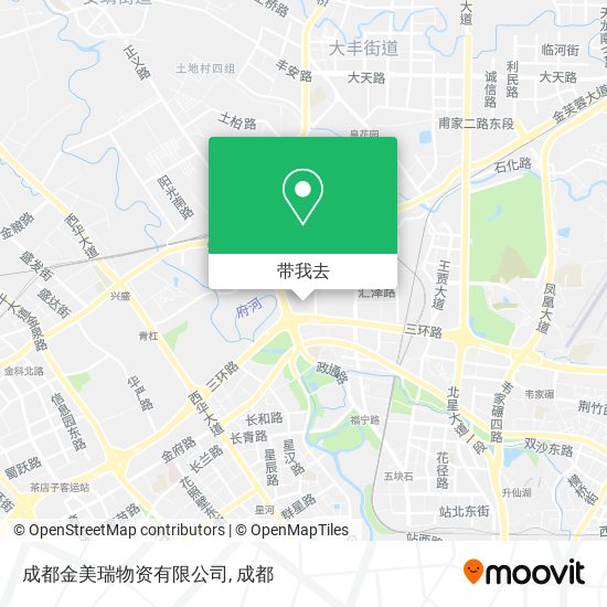 成都金美瑞物资有限公司地图