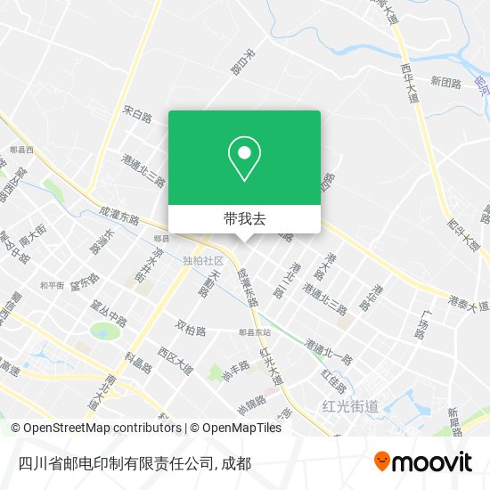 四川省邮电印制有限责任公司地图