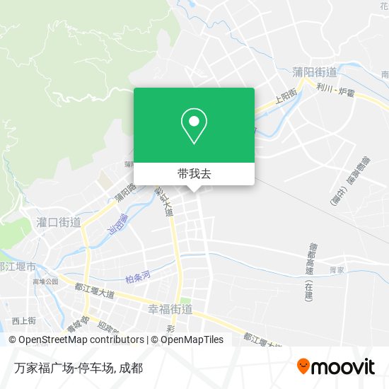 万家福广场-停车场地图