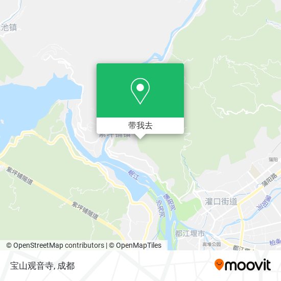 宝山观音寺地图