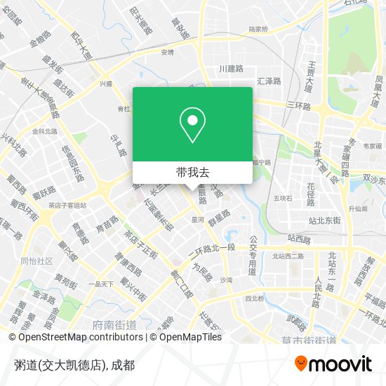 粥道(交大凯德店)地图