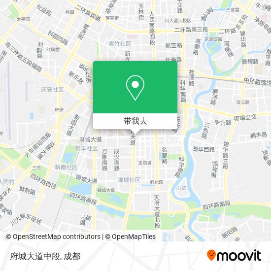 府城大道中段地图