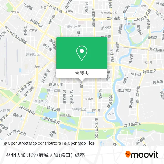 益州大道北段/府城大道(路口)地图