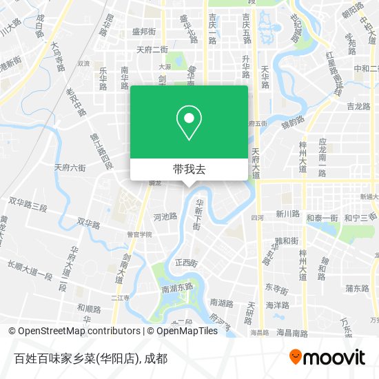 百姓百味家乡菜(华阳店)地图