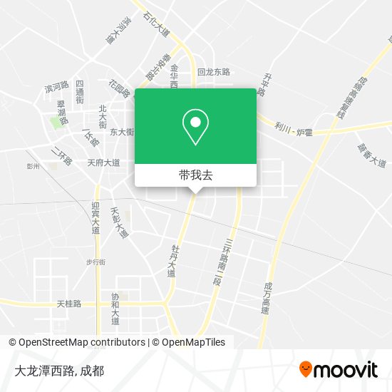 大龙潭西路地图