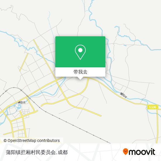 蒲阳镇拦厢村民委员会地图