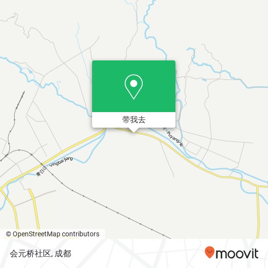 会元桥社区地图