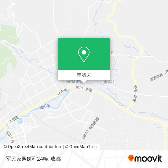 军民家园B区-24幢地图