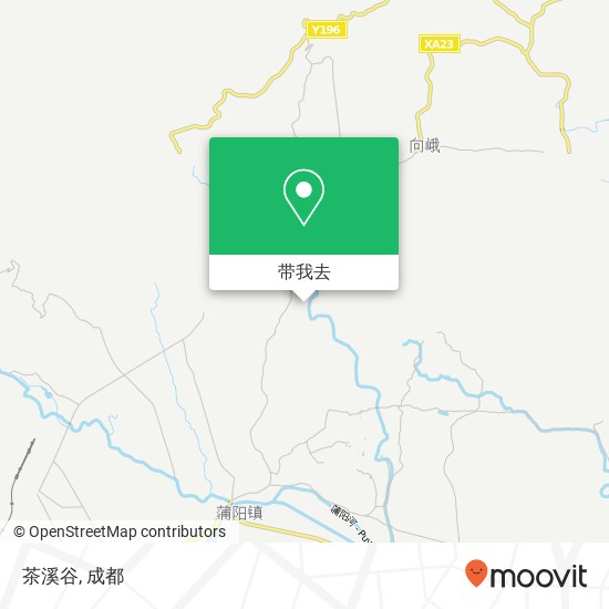 茶溪谷地图