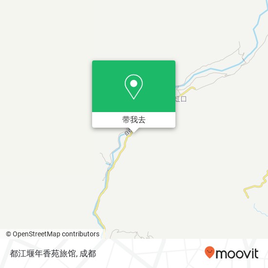 都江堰年香苑旅馆地图