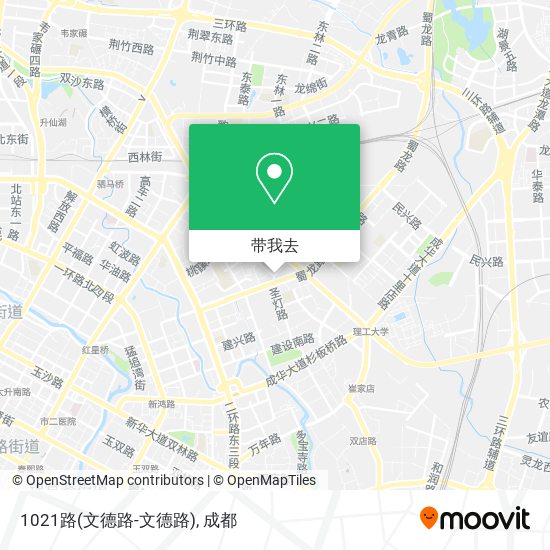 1021路(文德路-文德路)地图