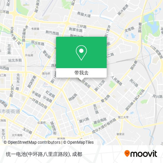 统一电池(中环路八里庄路段)地图
