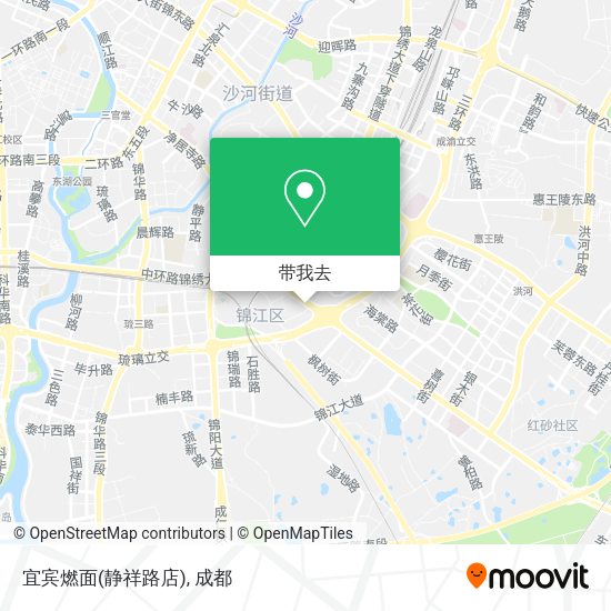 宜宾燃面(静祥路店)地图