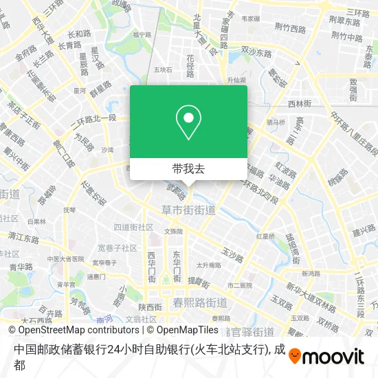 中国邮政储蓄银行24小时自助银行(火车北站支行)地图