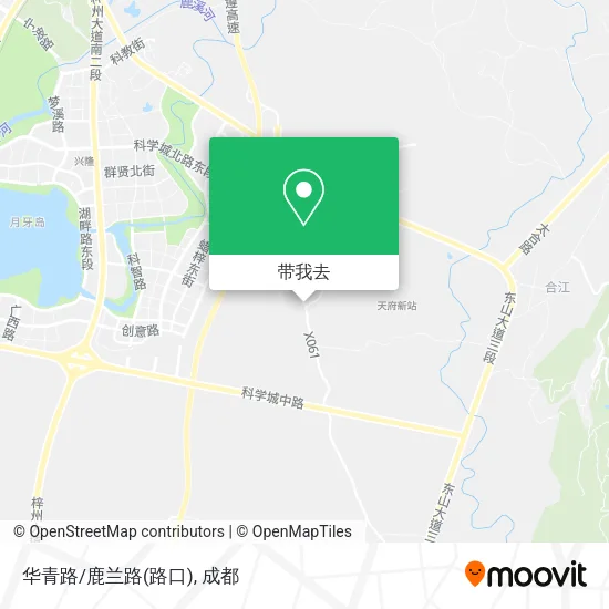华青路/鹿兰路(路口)地图