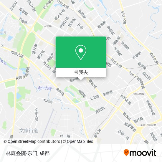 林庭叠院-东门地图