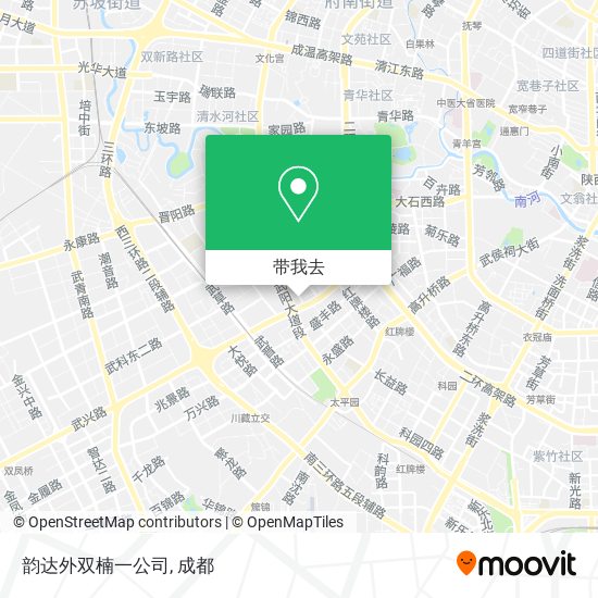 韵达外双楠一公司地图