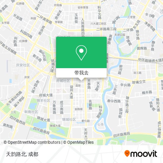 天韵路北地图